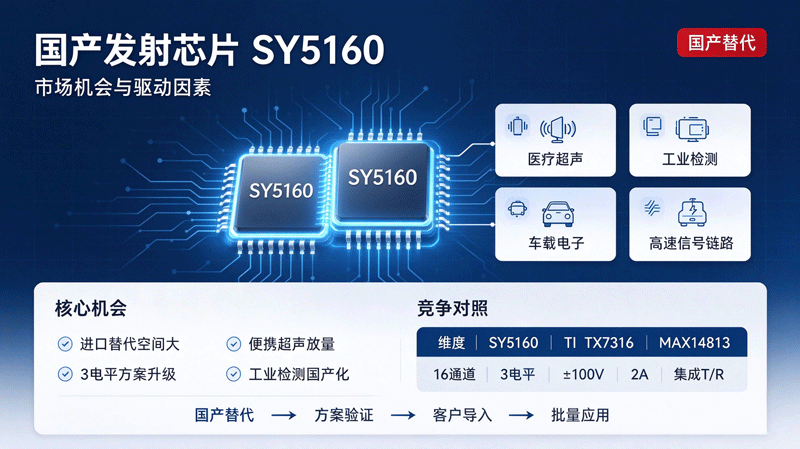 国产发射芯片SY5160市场机会与驱动因素